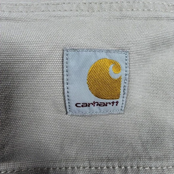 Carhartt Mens BS2514-M Rugged Flex Relaxed Fit Canvas Work Shorts Tan Khaki 36 - Picture 10 of 11